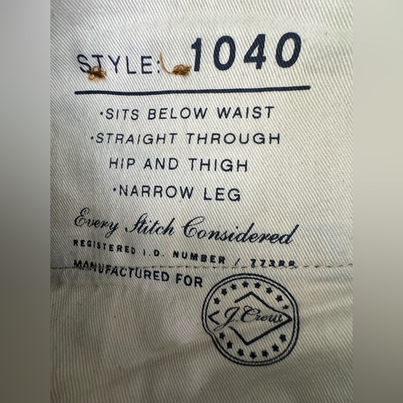 NWOT Men’s J Crew 1040 Athletic-Fit Relaxed Jean In Stretch Dark Japanese Denim - Picture 6 of 8